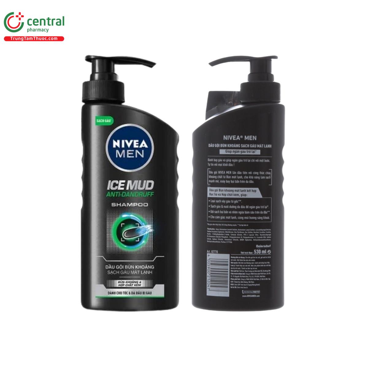 nivea men ice mud anti dandruff shampoo 4 N5387