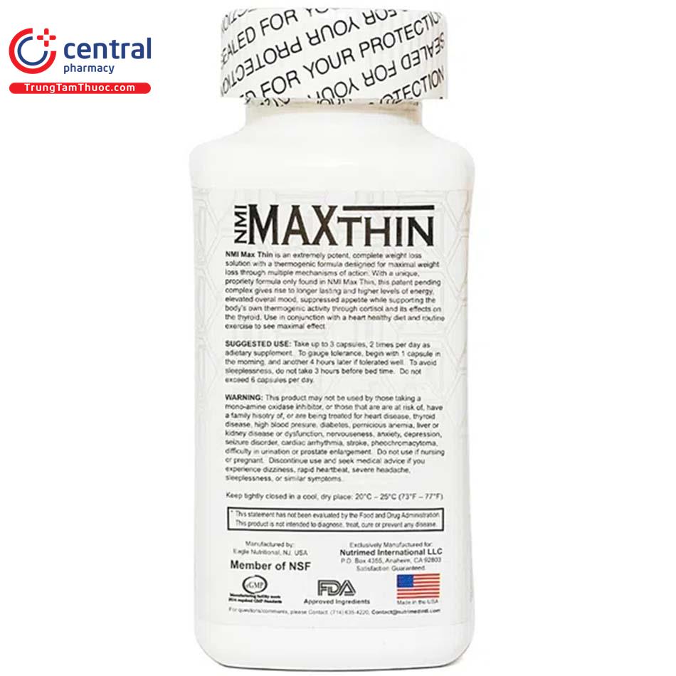 nmi max thin weight loss system nutrimed 2 K4414