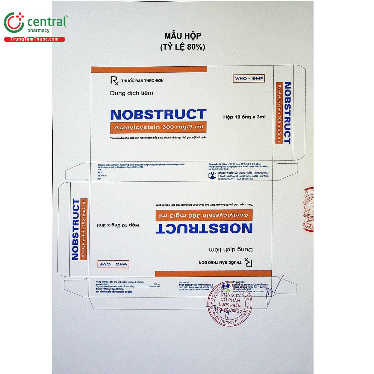 nobstruct 300mg 8 K4580 nobstruct 300mg 8 K4580