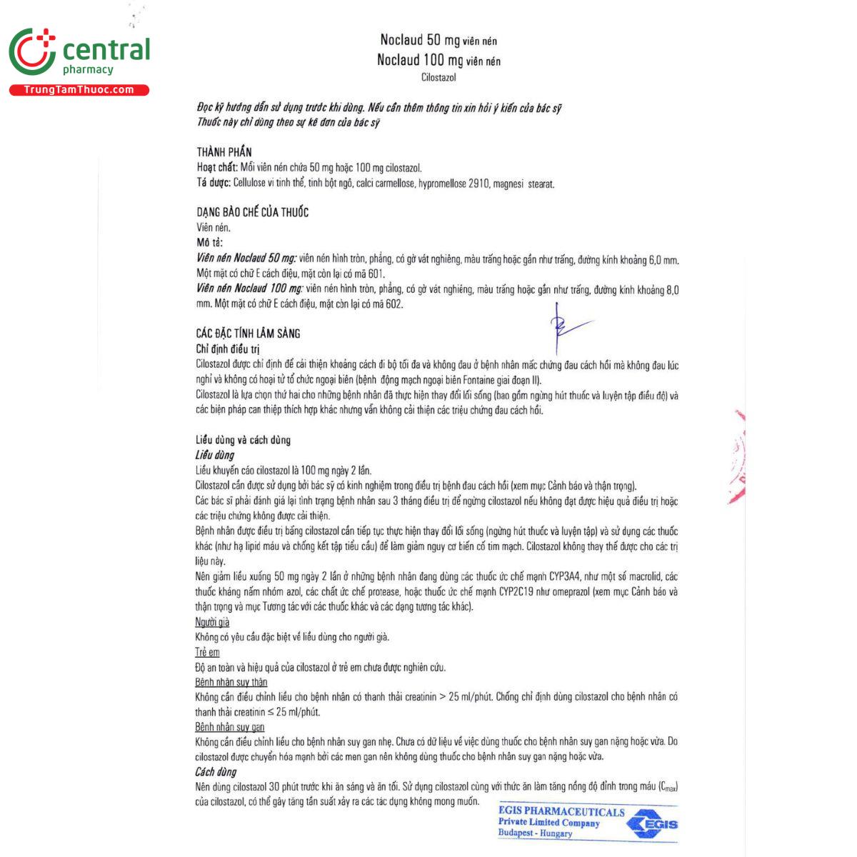 noclaud 100mg 6 U8166 noclaud 100mg 6 U8166