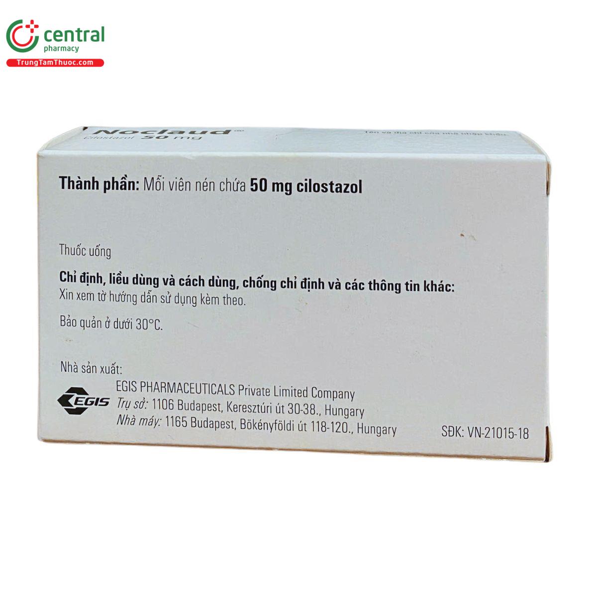 noclaud 50mg 10 H2258