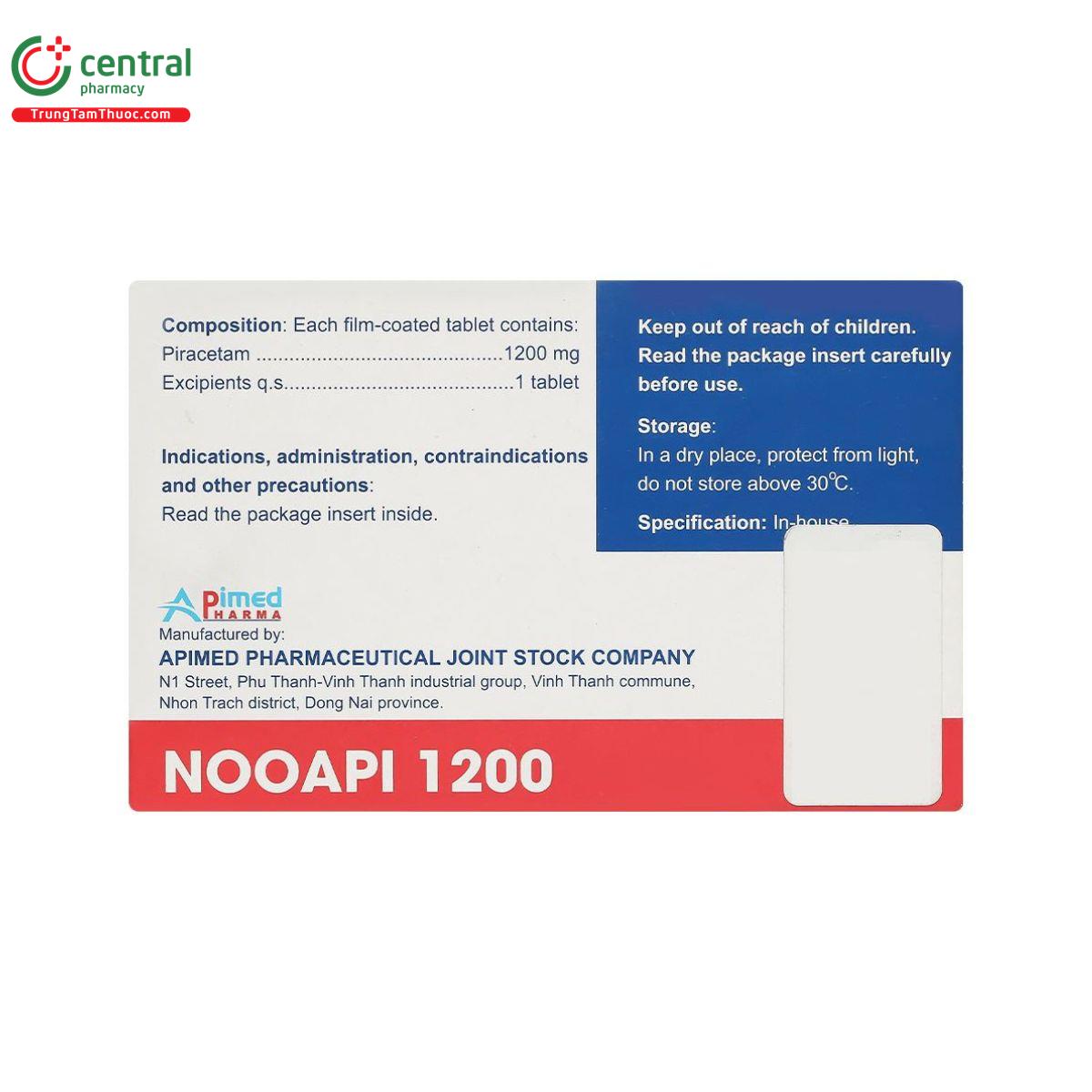 nooapi 1200mg 5 S7852