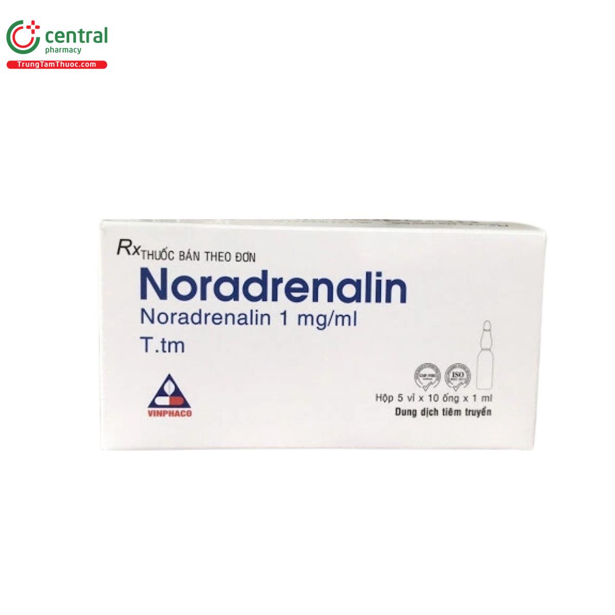 noradrenalin 1mg ml vinphaco 2 U8470