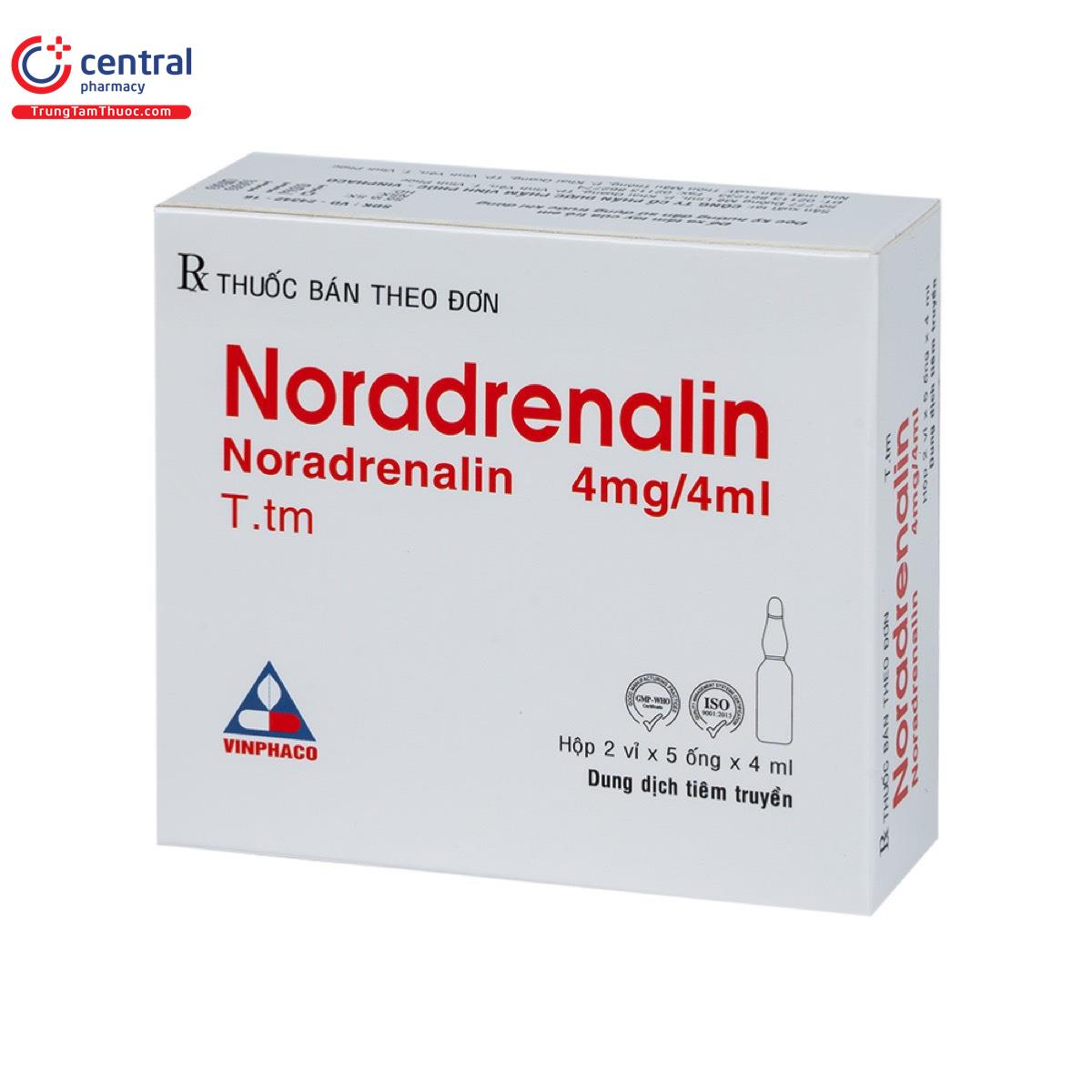 noradrenalin 4 mg 4ml vinphaco 3 J3840