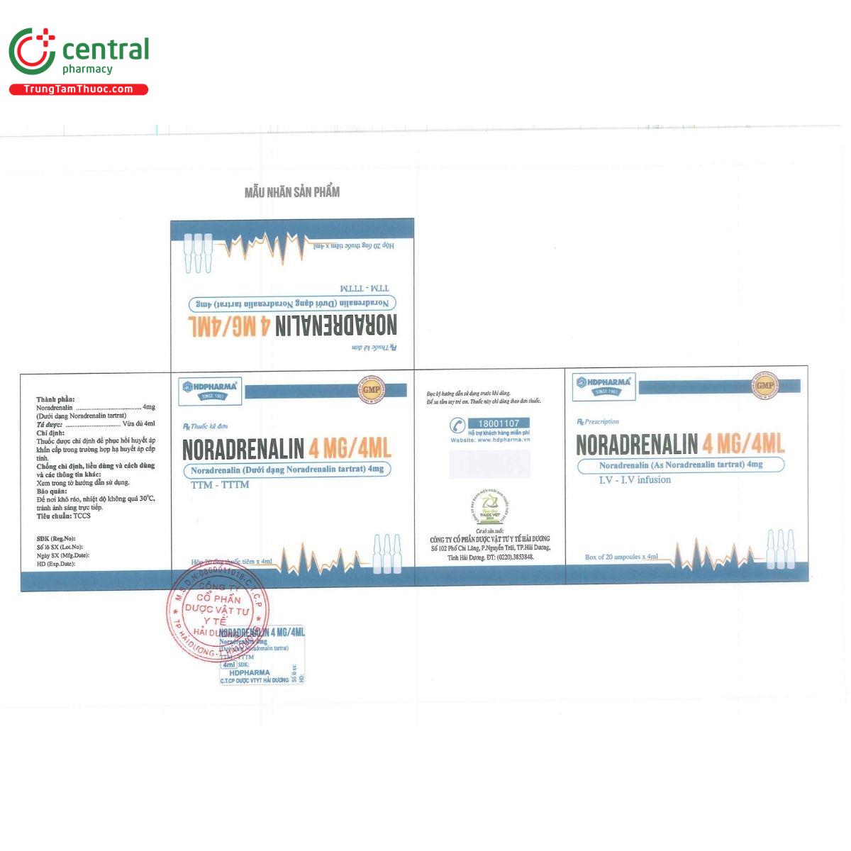 noradrenalin 4mg 4ml hdpharma 4 O5701