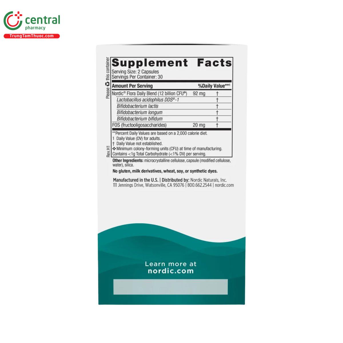 nordic flora probiotic daily 3 D1347 nordic flora probiotic daily 3 D1347