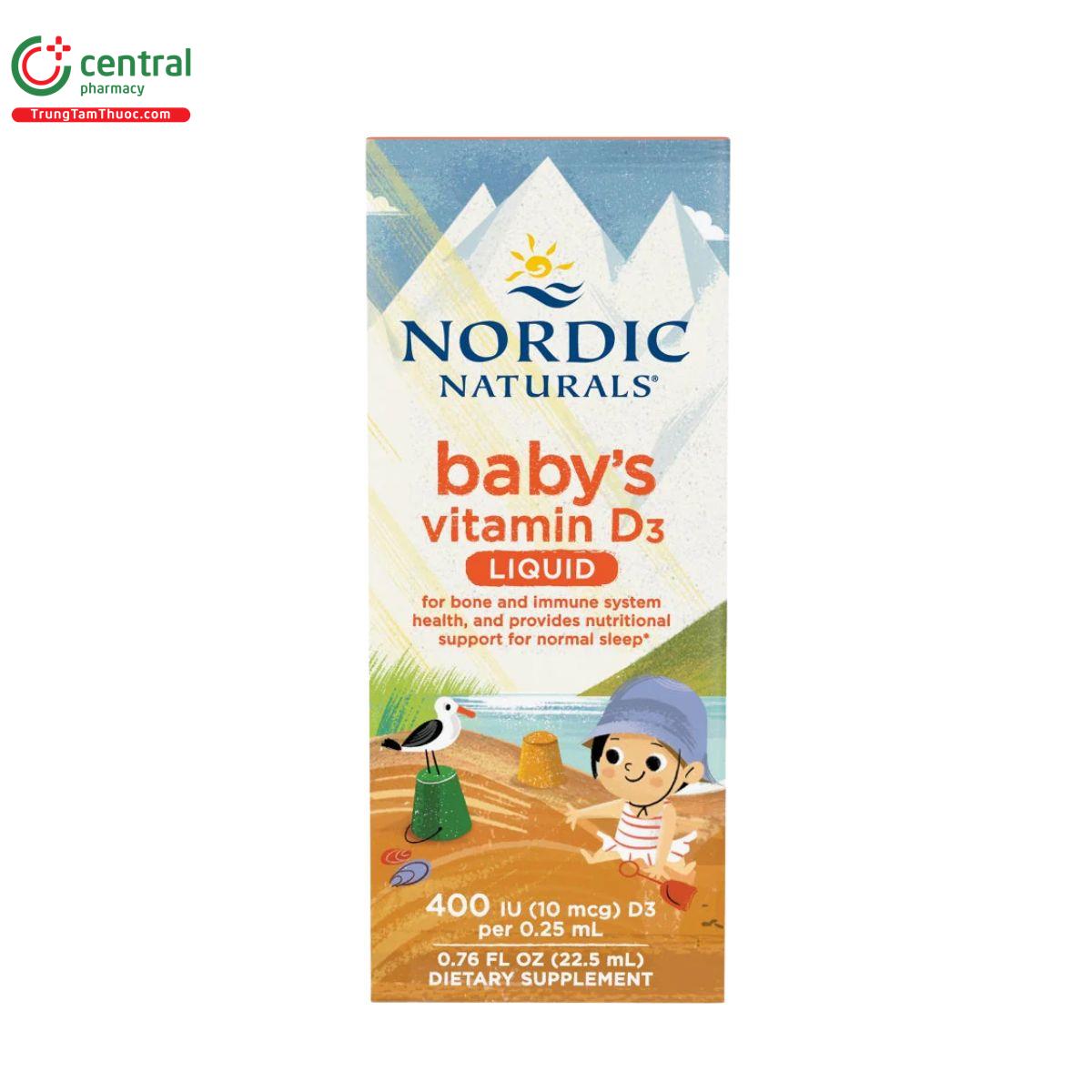 nordic naturals babys vitamin d3 2 F2355