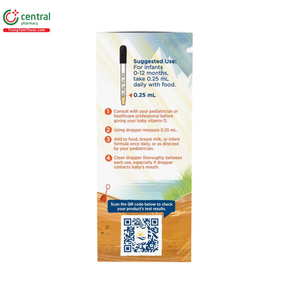 nordic naturals babys vitamin d3 4 S7638