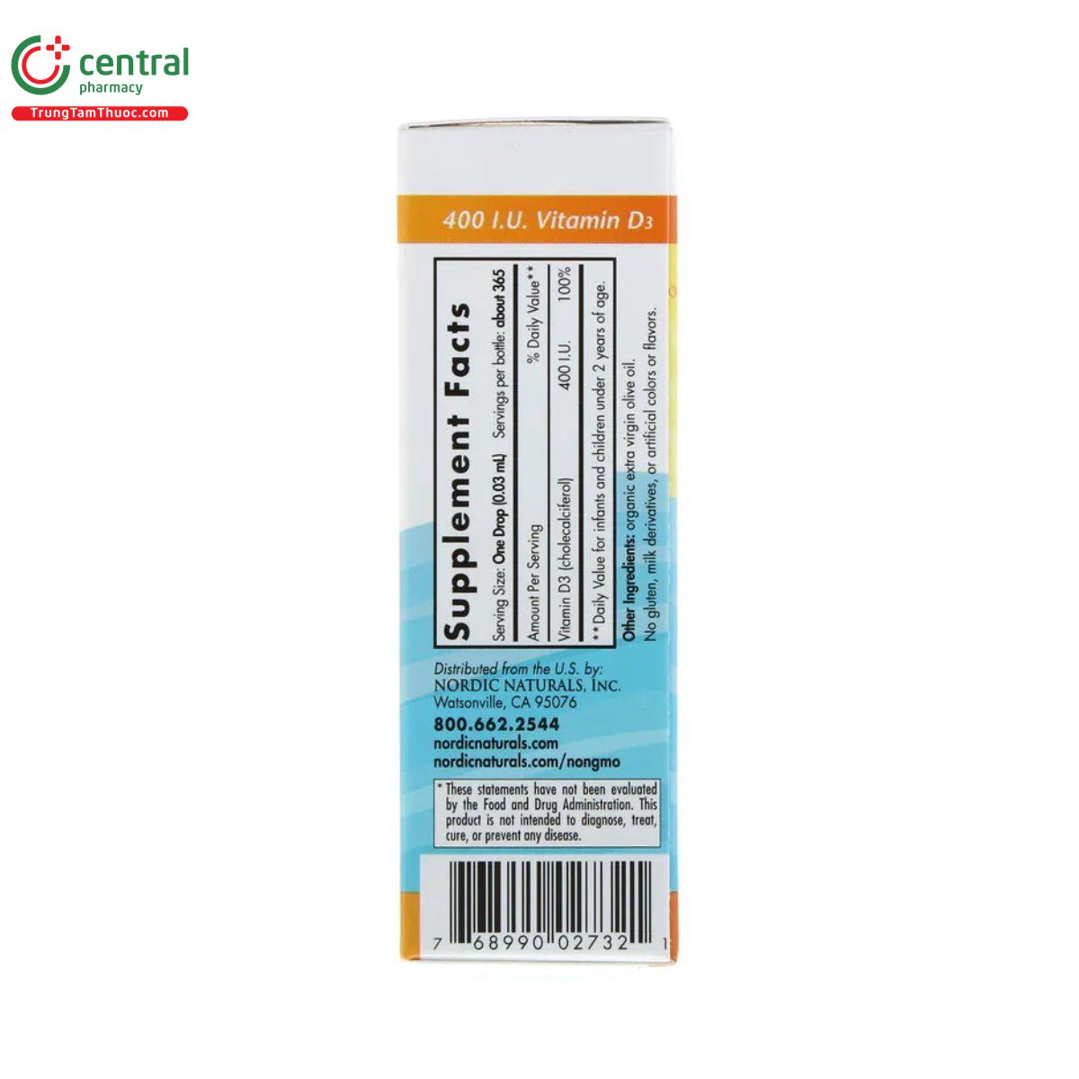 nordic naturals babys vitamin d3 5 S7440 nordic naturals babys vitamin d3 5 S7440
