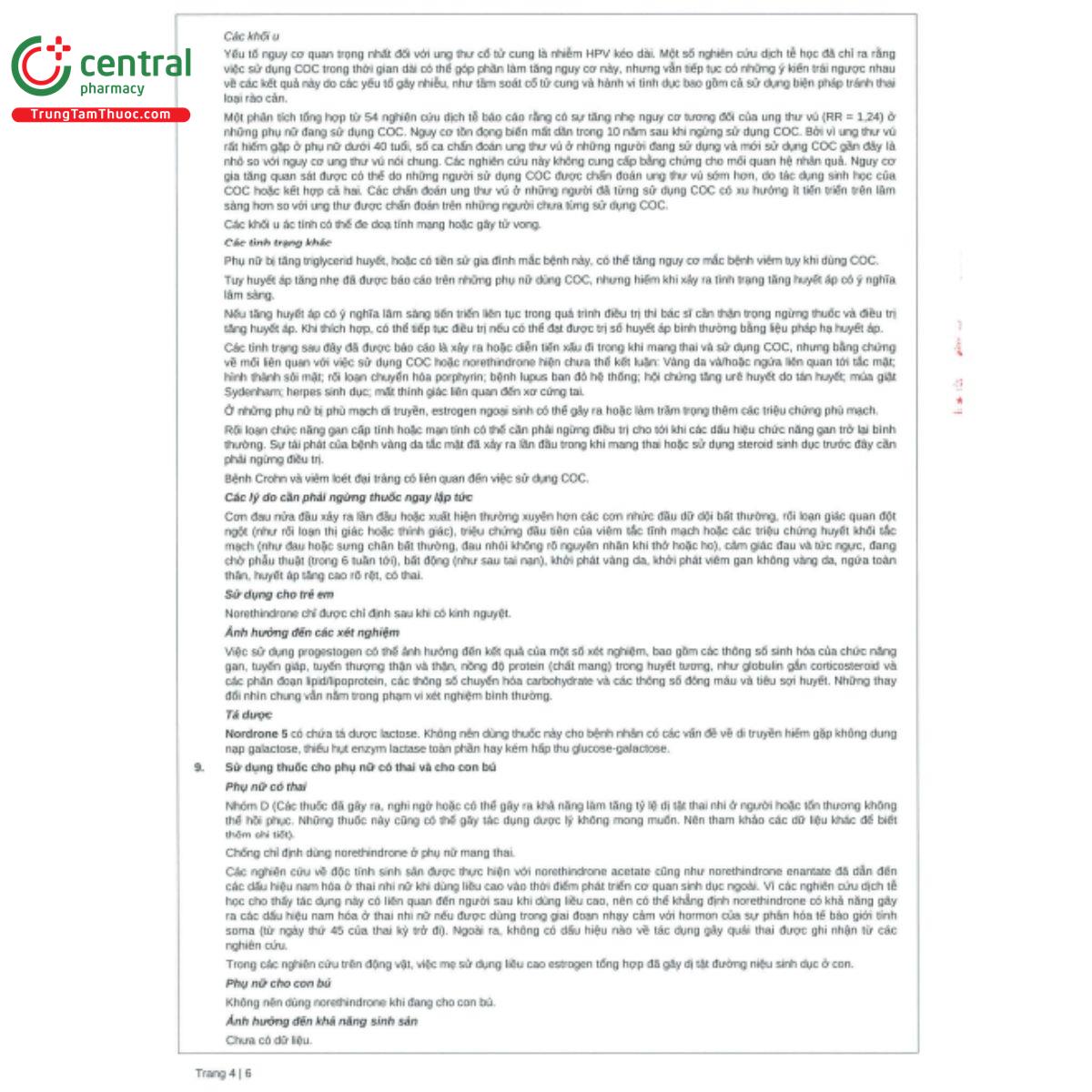 nordrone 5mg 6 K4472