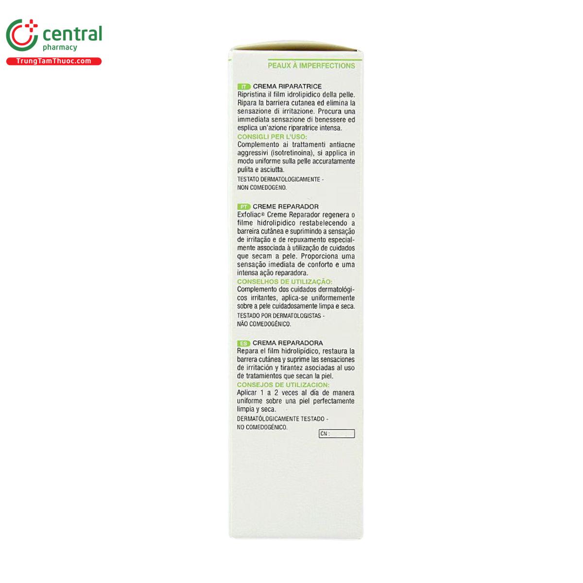 noreva exfoliac reconstructive cream 3 L4254 noreva exfoliac reconstructive cream 3 L4254