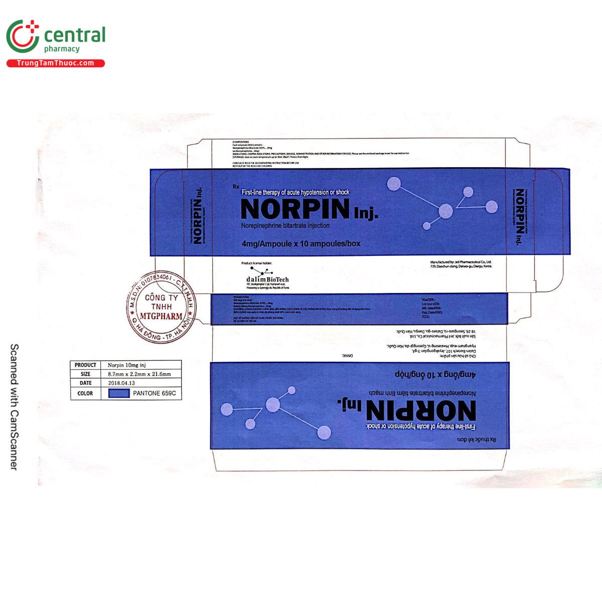 norpin inj 4 N5274 norpin inj 4 N5274