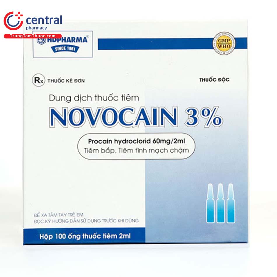 [CHÍNH HÃNG] Thuốc Novocain 3 HDPHARMA gây tê tiêm thấm