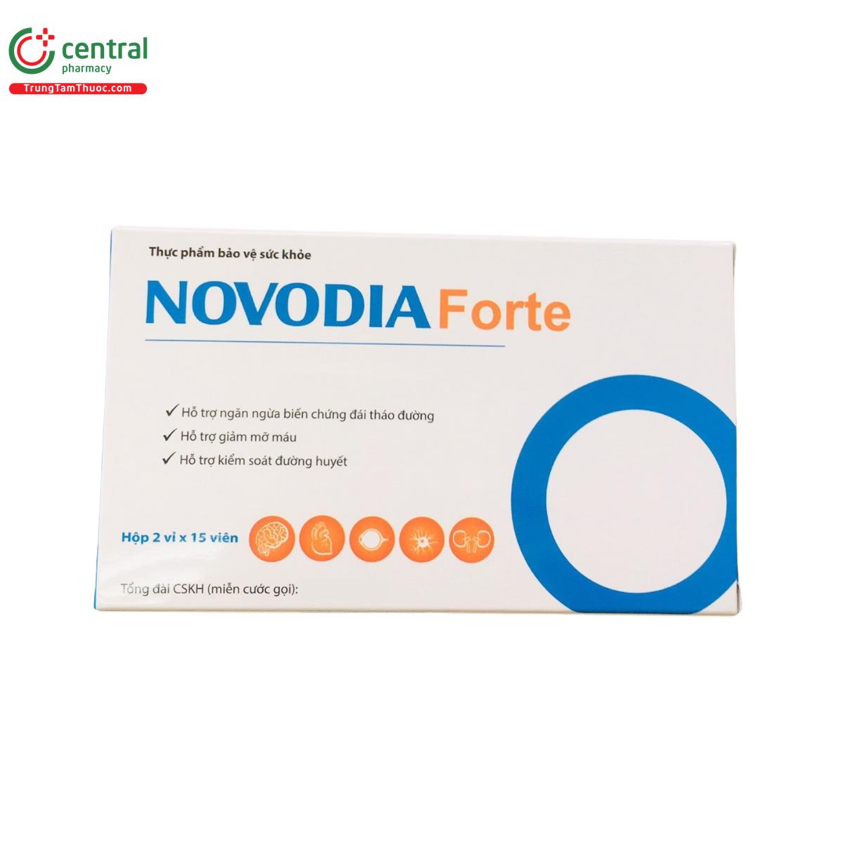 Novodia Thuốc Novodia Forte - Giảm đường huyết, hạn chế biến chứng tiểu đường
