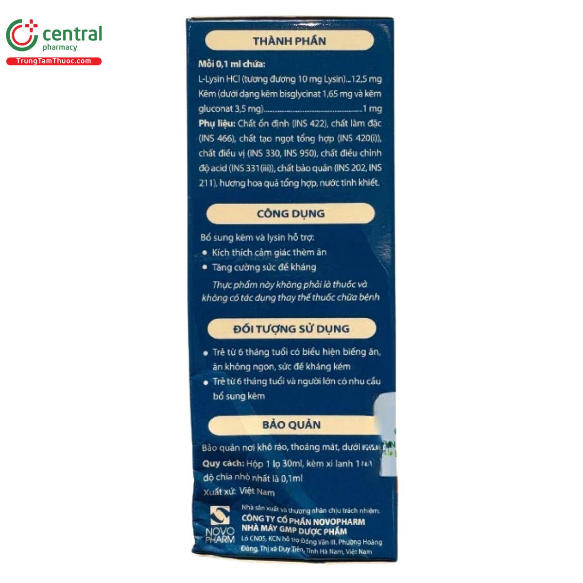 novozinc plus 3 S7587