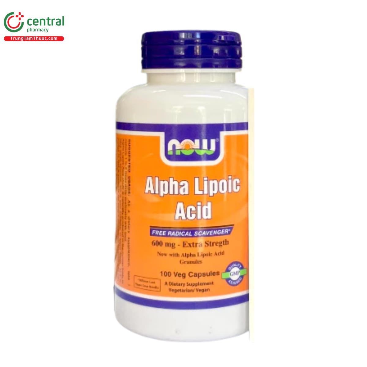 now alpha lipoic acid 600mg 1 T8488 now alpha lipoic acid 600mg 1 T8488