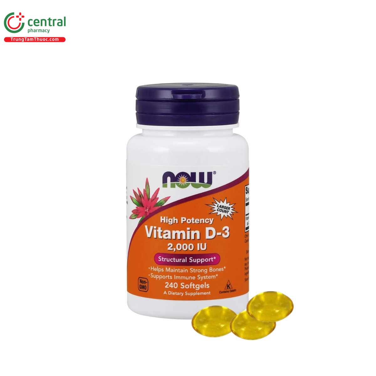 now high potency vitamin d3 2000iu 6 T7410