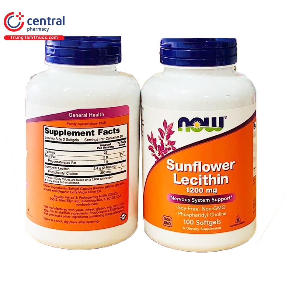 now sunflower lecithin 1200mg 2 S7152