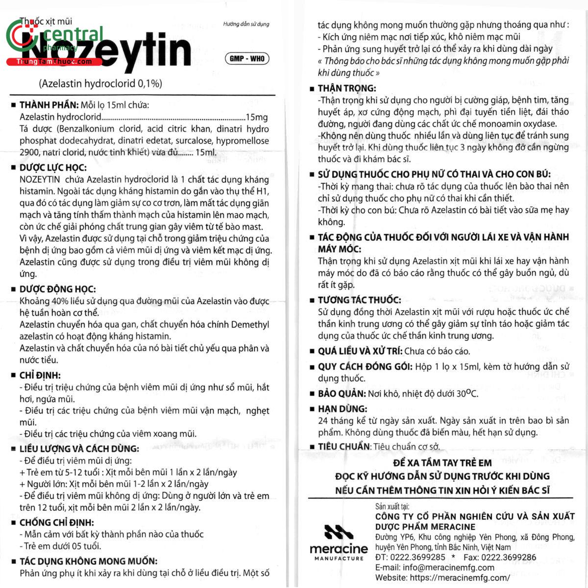 nozeytin 15ml 7 D1532