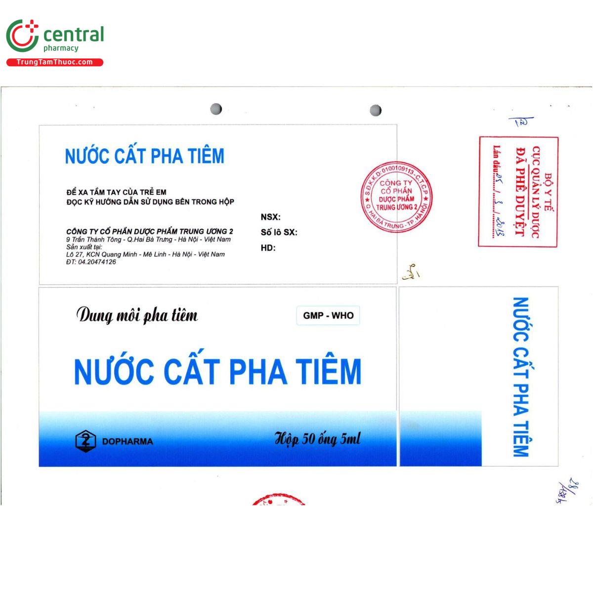 nuoc cat pha tiem dopharma 8 M5214 nuoc cat pha tiem dopharma 8 M5214
