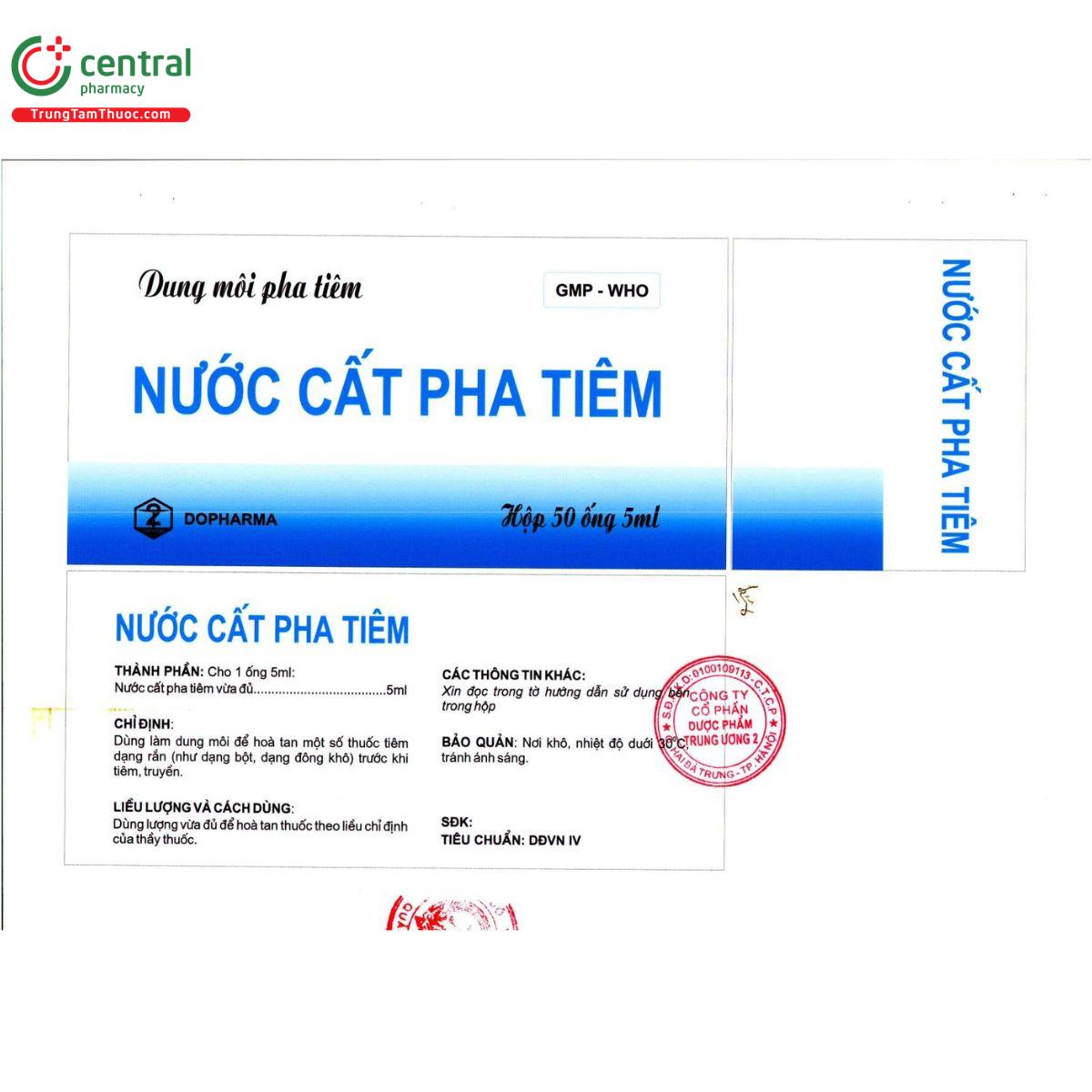 nuoc cat pha tiem dopharma 9 F2567 nuoc cat pha tiem dopharma 9 F2567