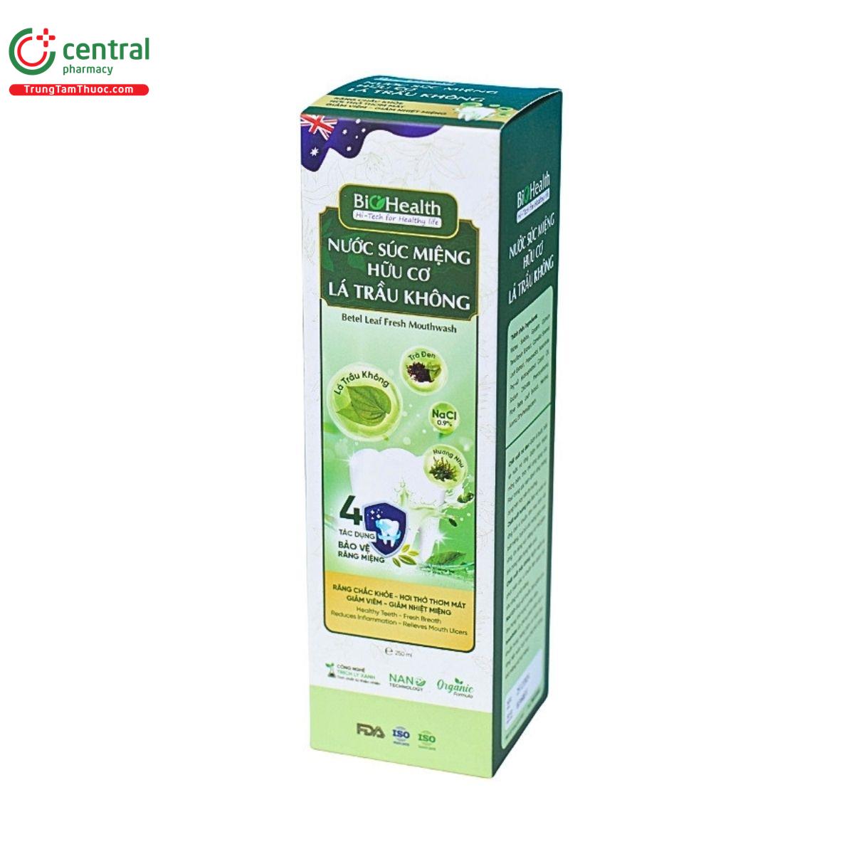 nuoc suc mieng huu co la trau khong biohealth 2 D1374