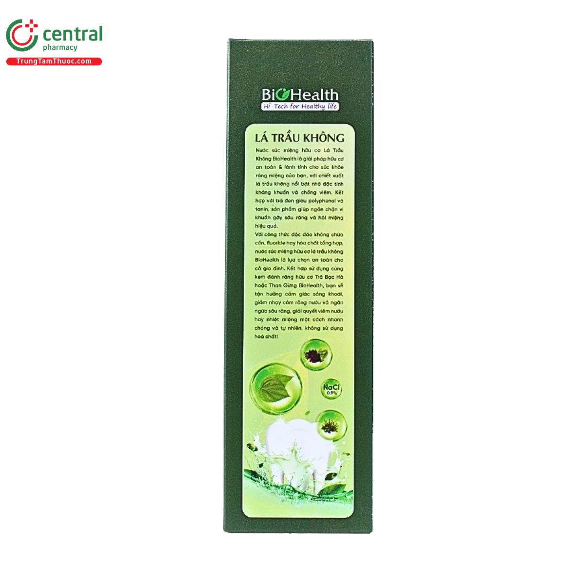 nuoc suc mieng huu co la trau khong biohealth 5 H3868