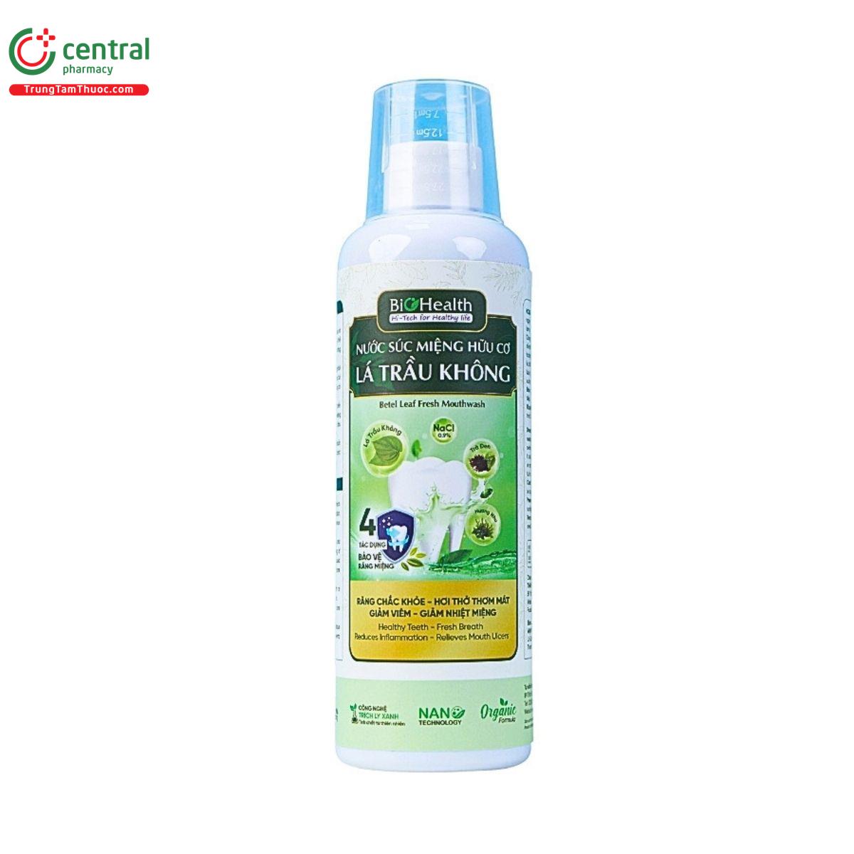 nuoc suc mieng huu co la trau khong biohealth 6 E1770