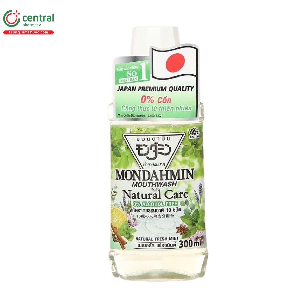 nuoc suc mieng mondahmin mouthwash natural care 300ml 1 D1573