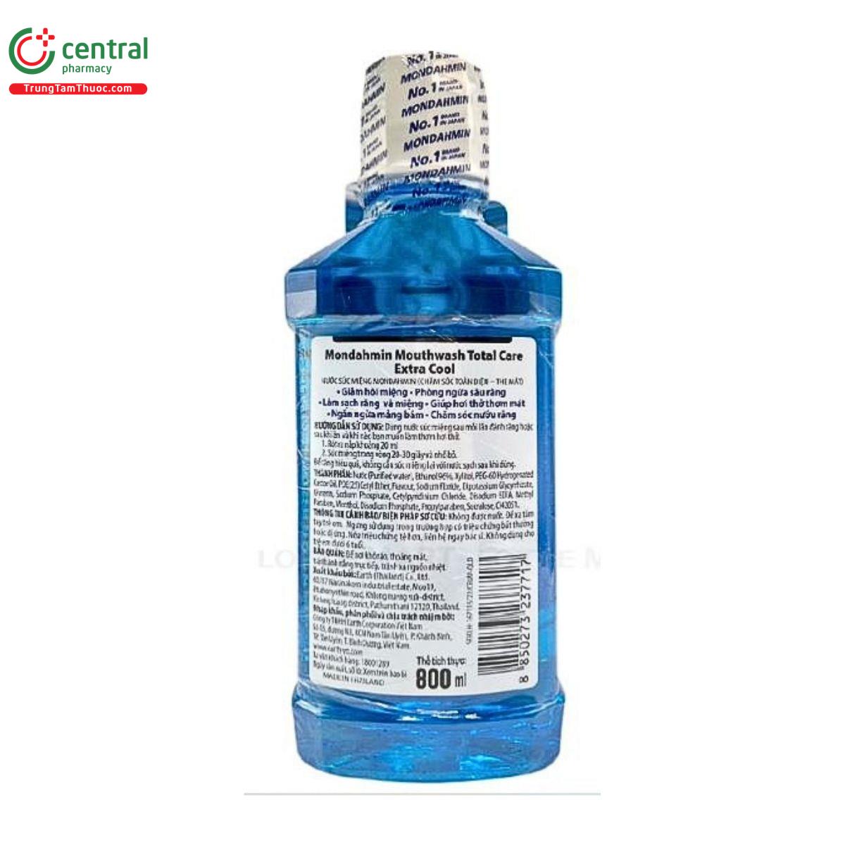 nuoc suc mieng mondahmin mouthwash total care extra cool 800ml 2 F2455