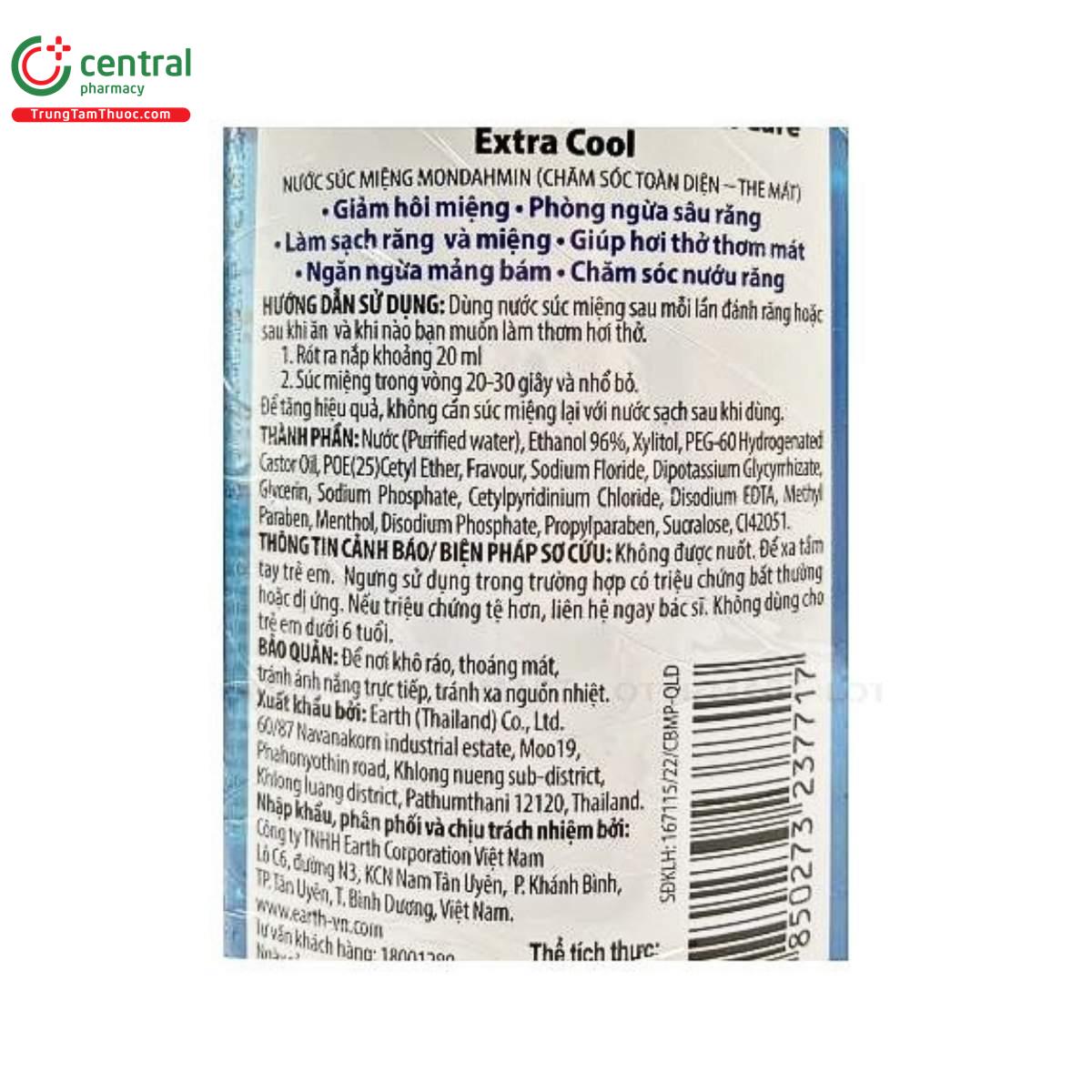 nuoc suc mieng mondahmin mouthwash total care extra cool 800ml 3 C1376