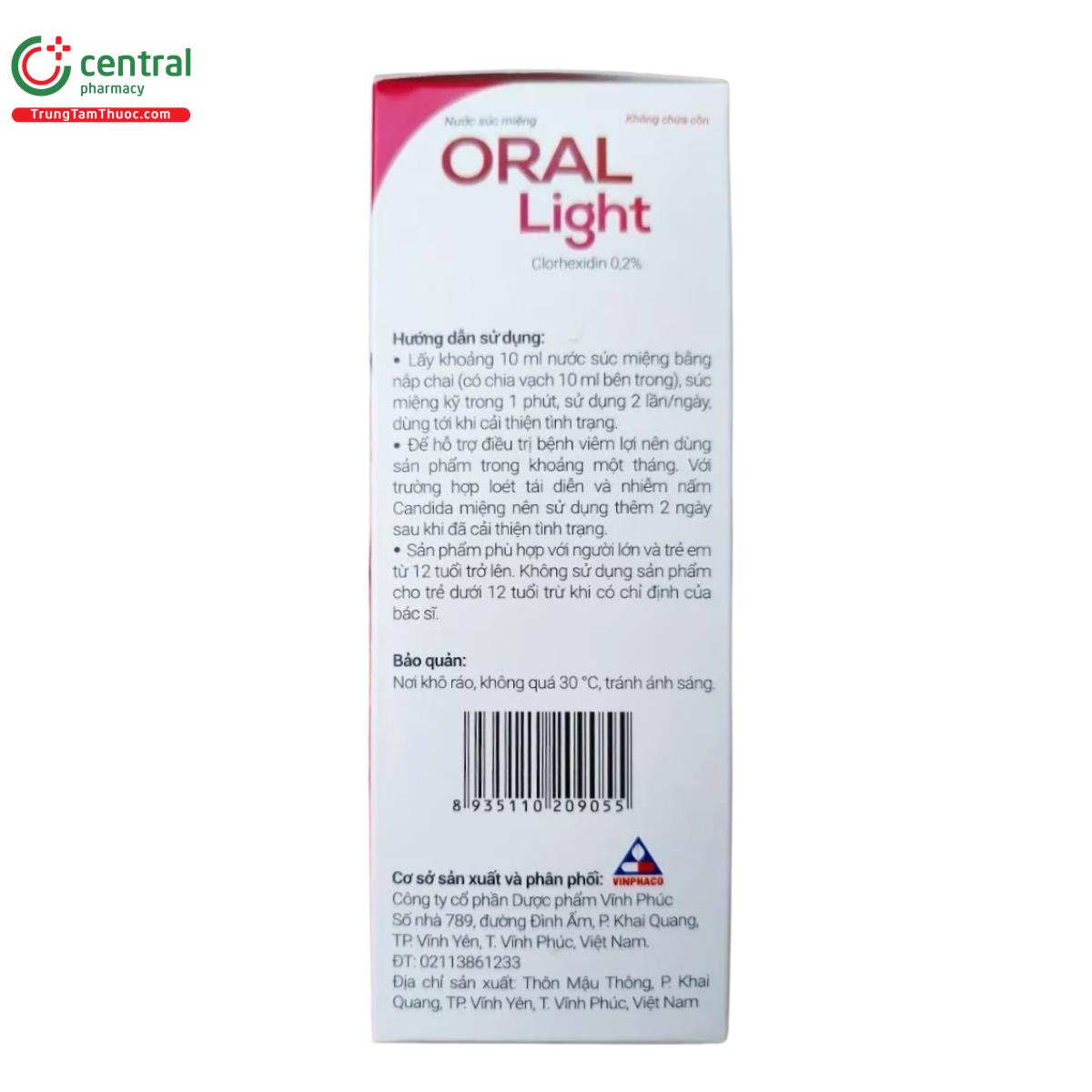 nuoc suc mieng oral light 5 K4125 nuoc suc mieng oral light 5 K4125