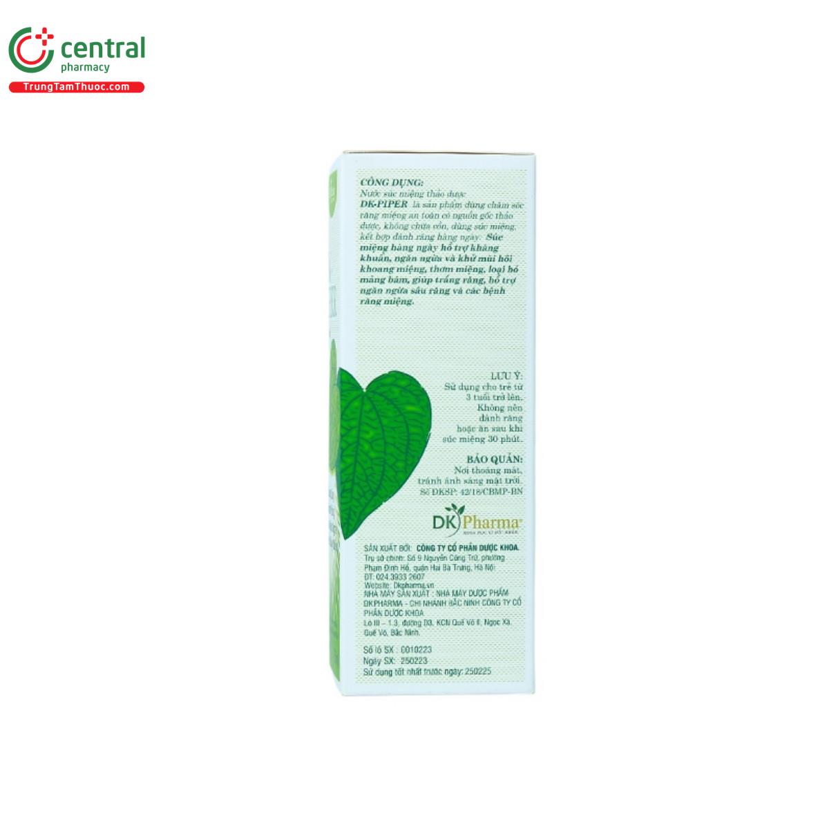 nuoc suc mieng thao duoc dk piper 250ml 10 P6022 nuoc suc mieng thao duoc dk piper 250ml 10 P6022
