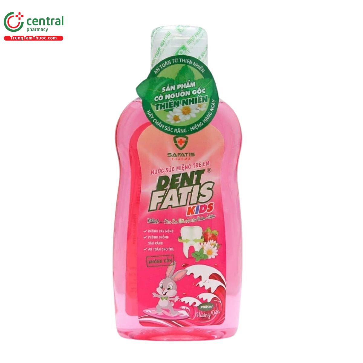 nuoc suc mieng tre em dent fatis kids huong dau 1 S7462