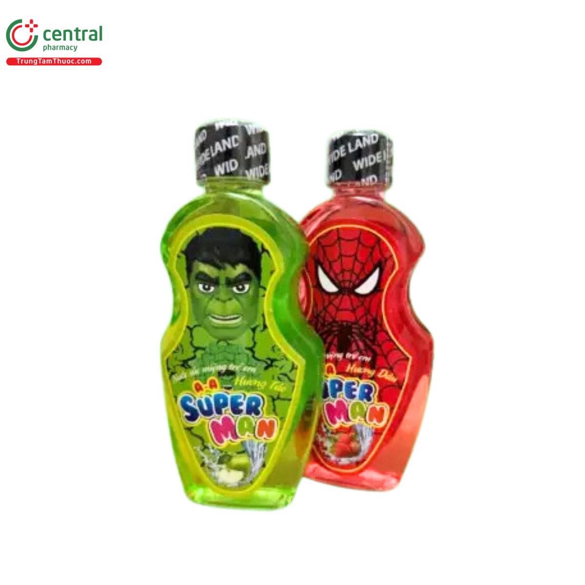 Nước súc miệng trẻ em Superman 250ml