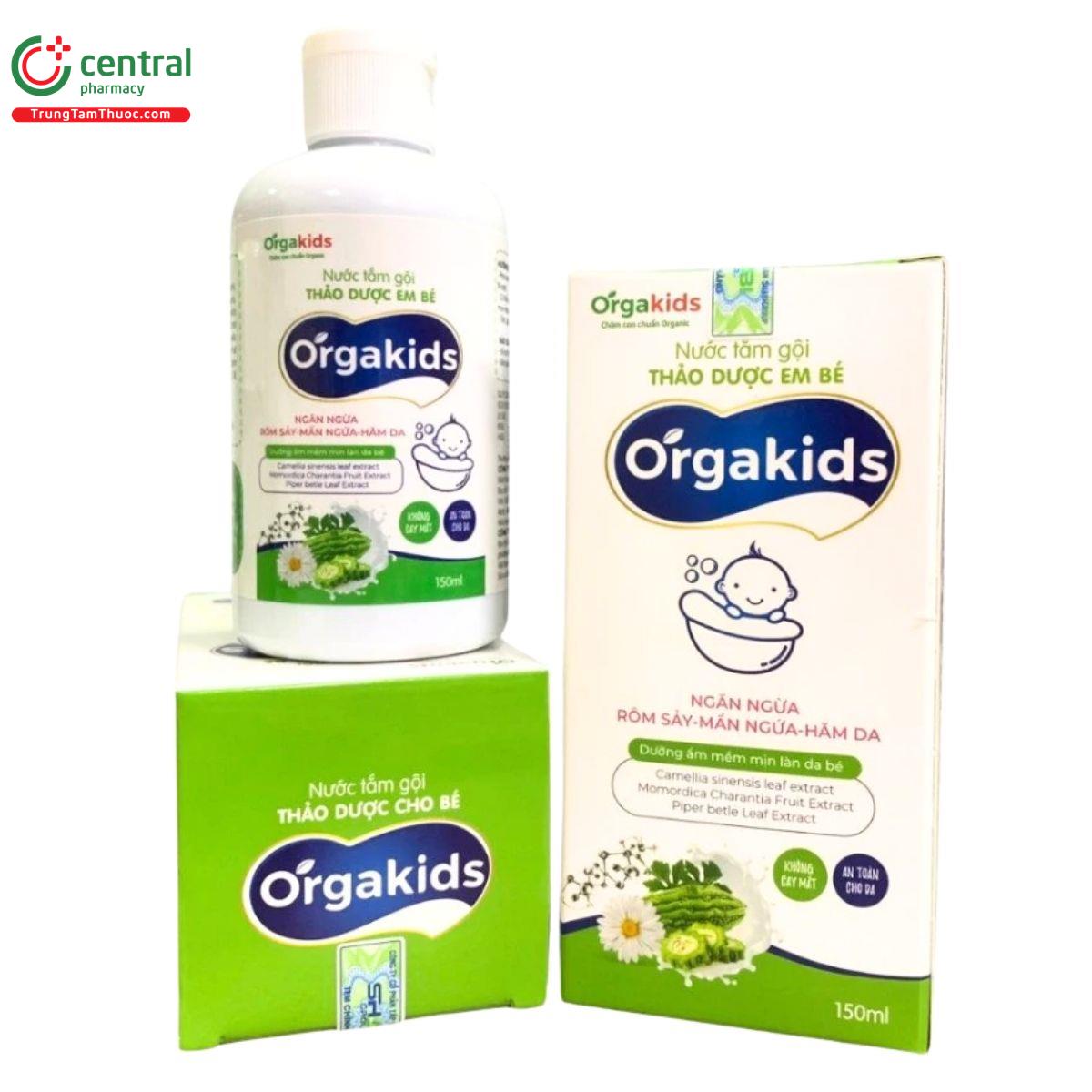 nuoc tam goi thao duoc em be orgakids 3 O5417