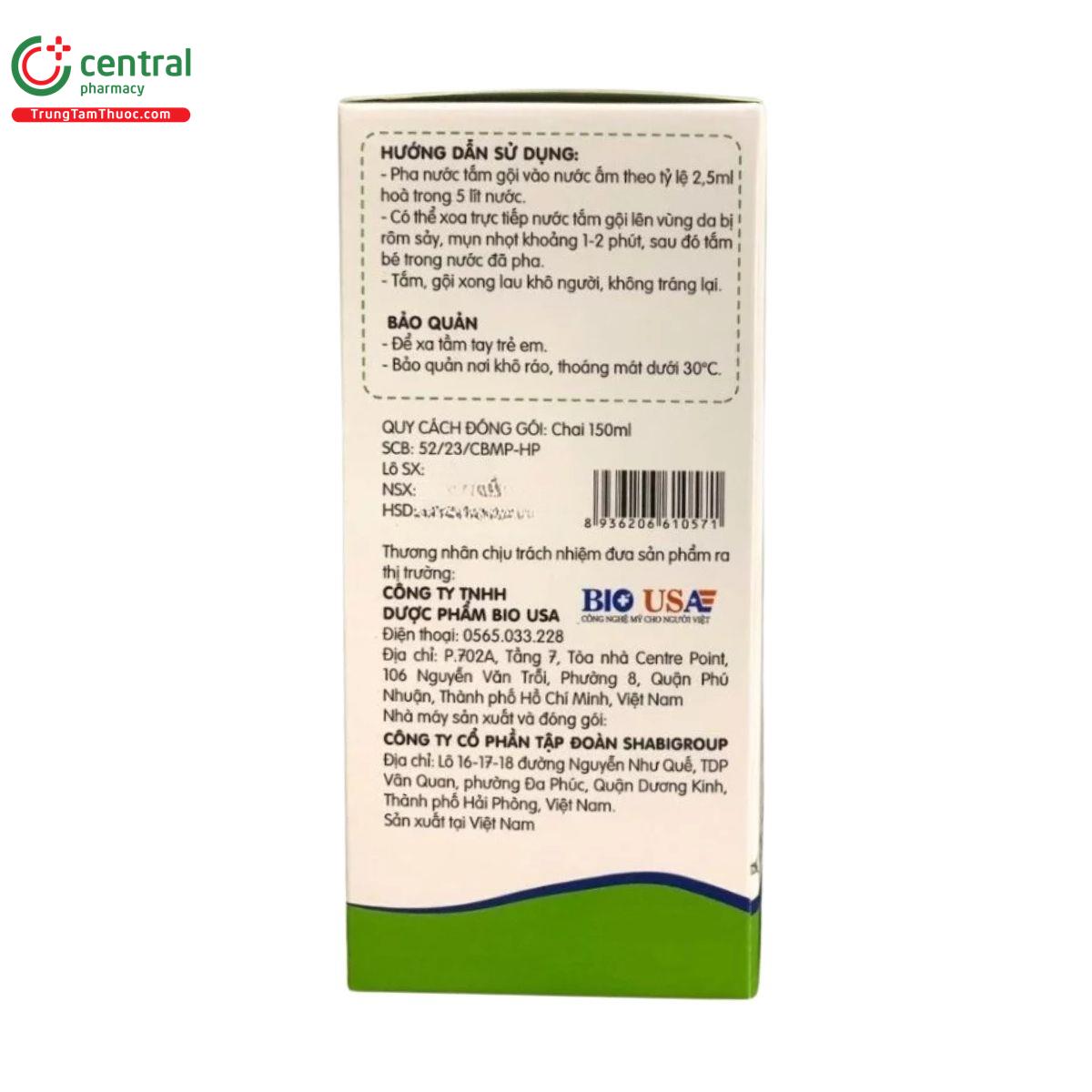 nuoc tam goi thao duoc em be orgakids 6 Q6407