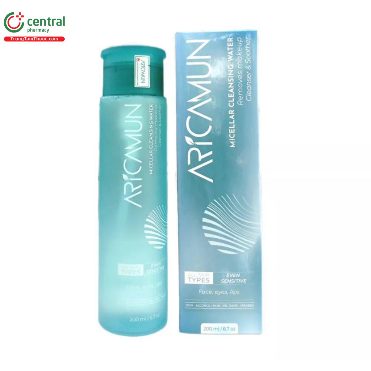 nuoc tay trang aricamun micellar cleansing water 1 T7111