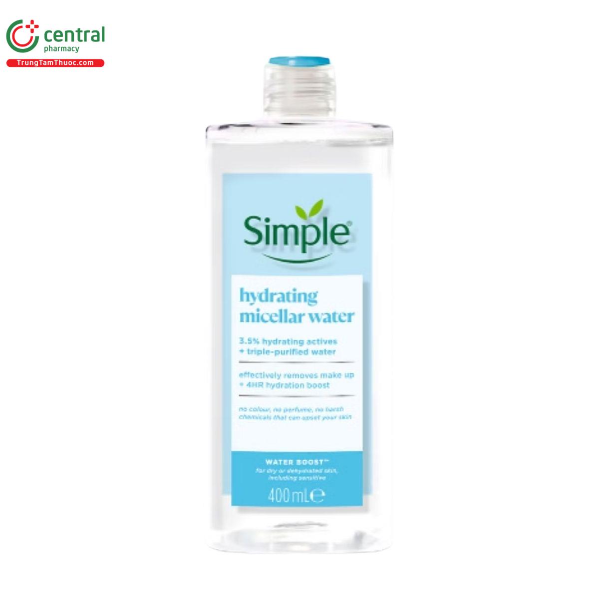 nuoc tay trang simple hydrating micellar water 1 K4266