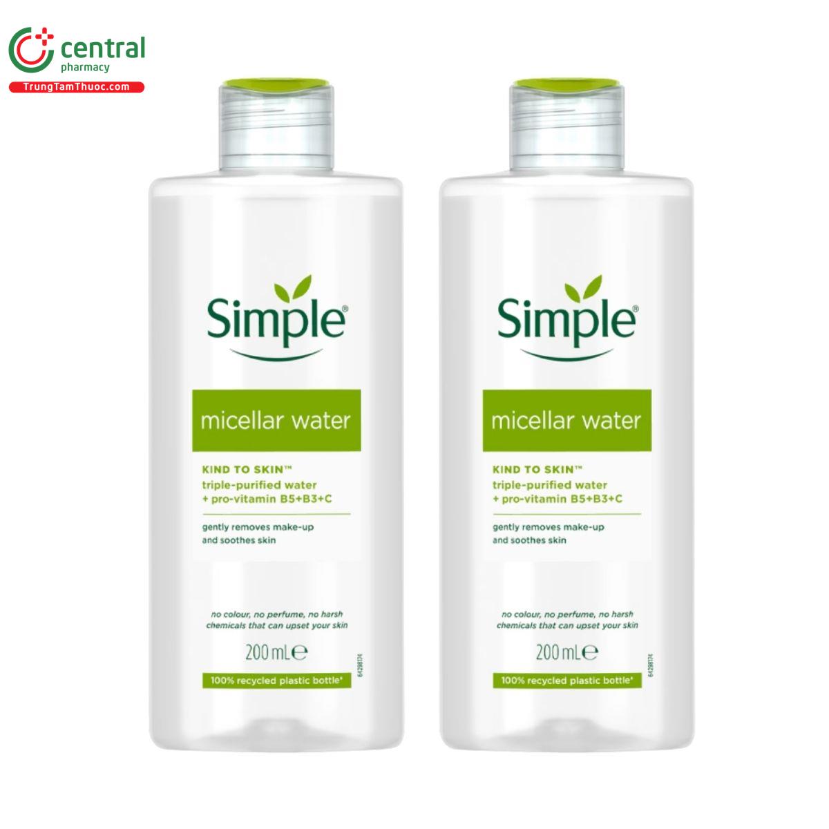nuoc tay trang simple micellar water 2 T7838