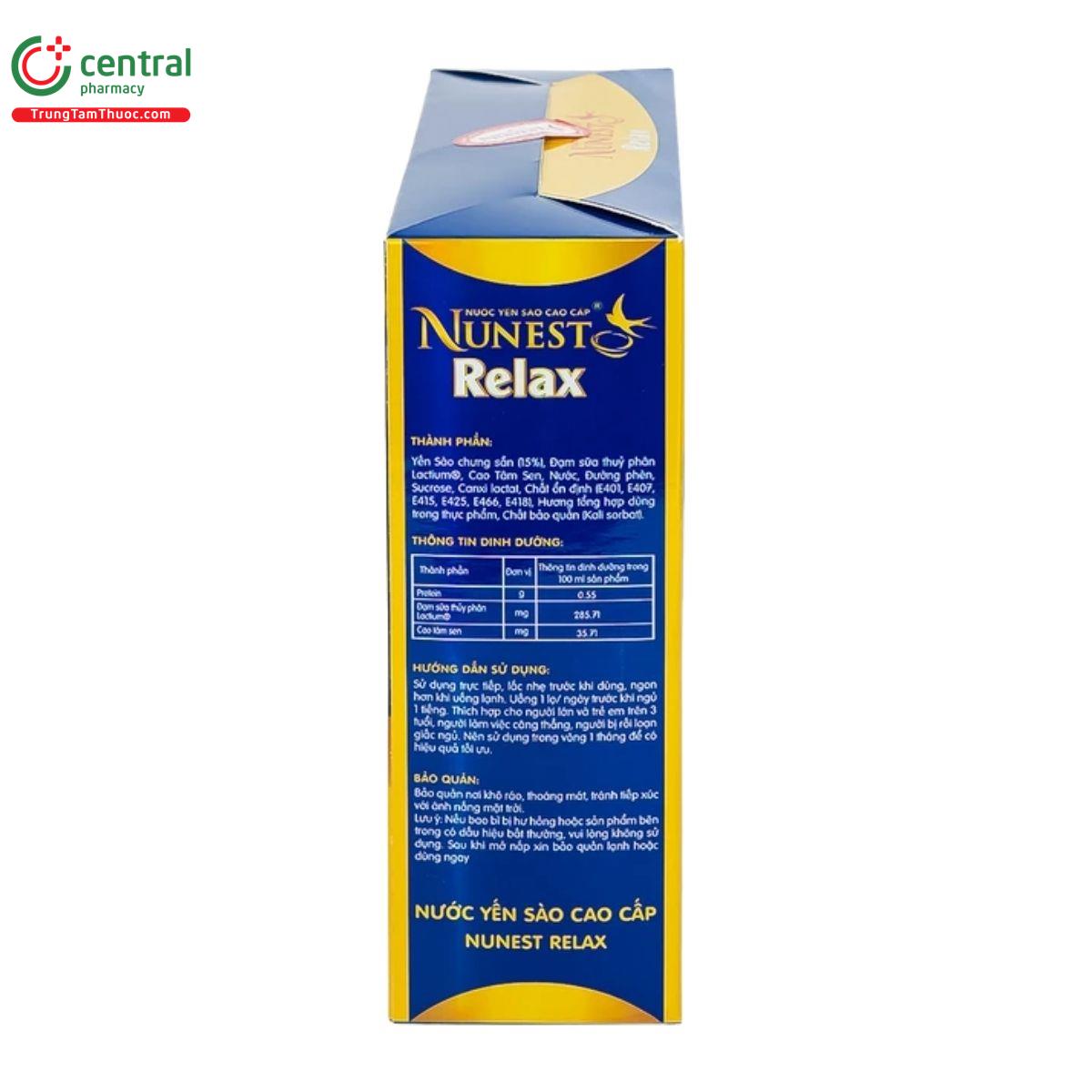 nuoc yen sao cao cap nunest relax 5 D1532