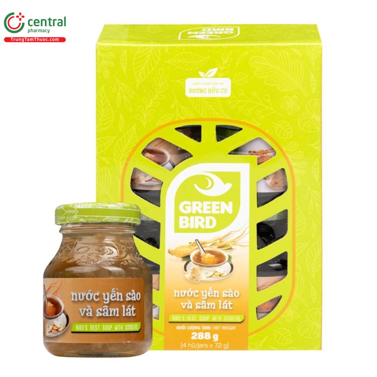 nuoc yen sao va sam lat green bird 2 T7530