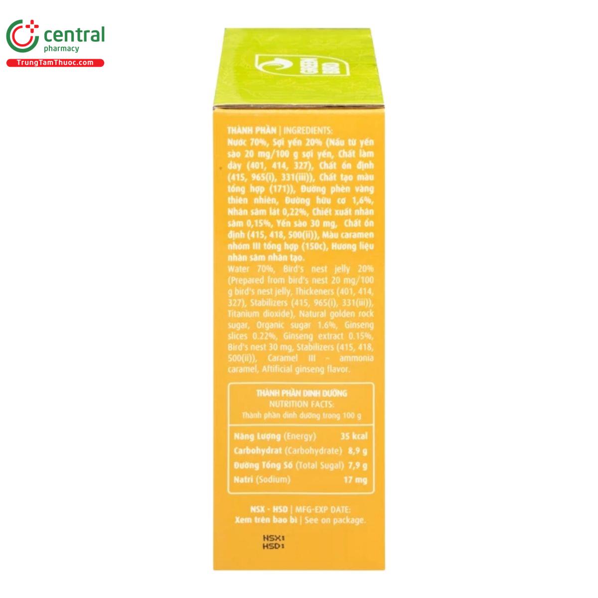 nuoc yen sao va sam lat green bird 6 U8638