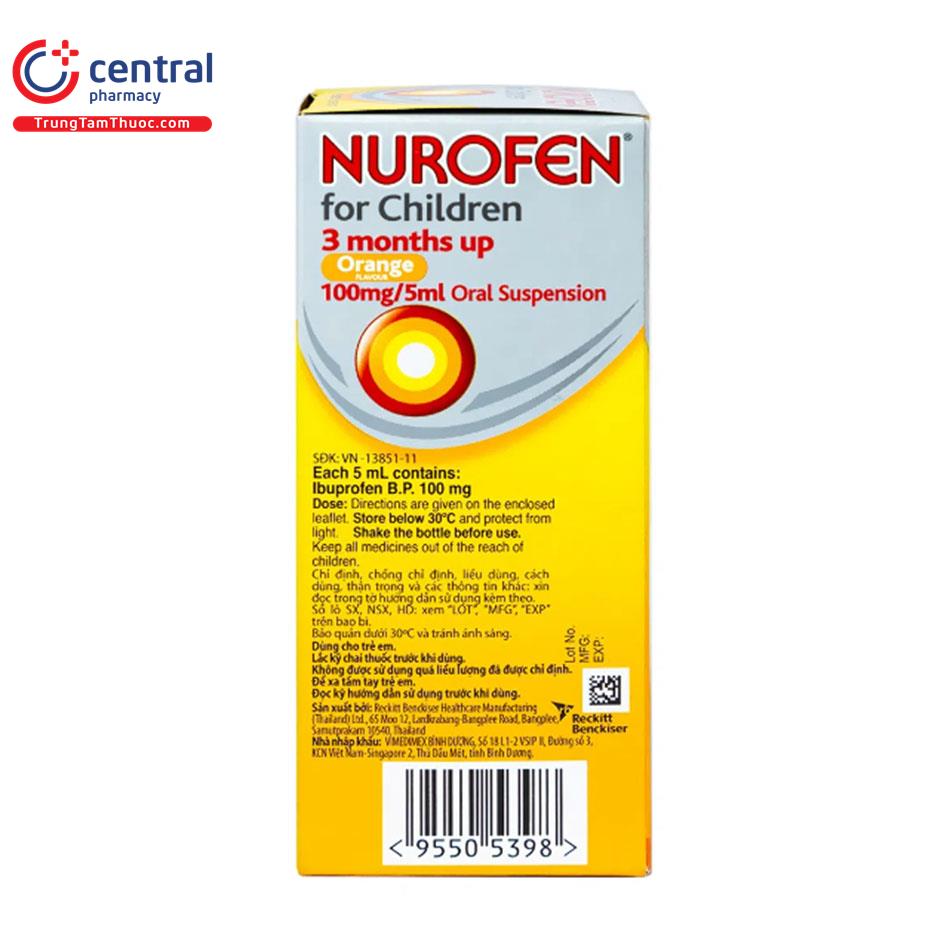 nurofen for children 60ml 6 K4456