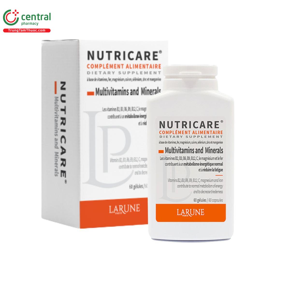 nutricare multivitamins and minerals 1 J3264