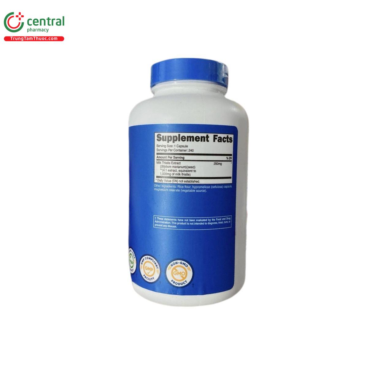 nutricos milk thistle 1000mg 5 L4411 nutricos milk thistle 1000mg 5 L4411
