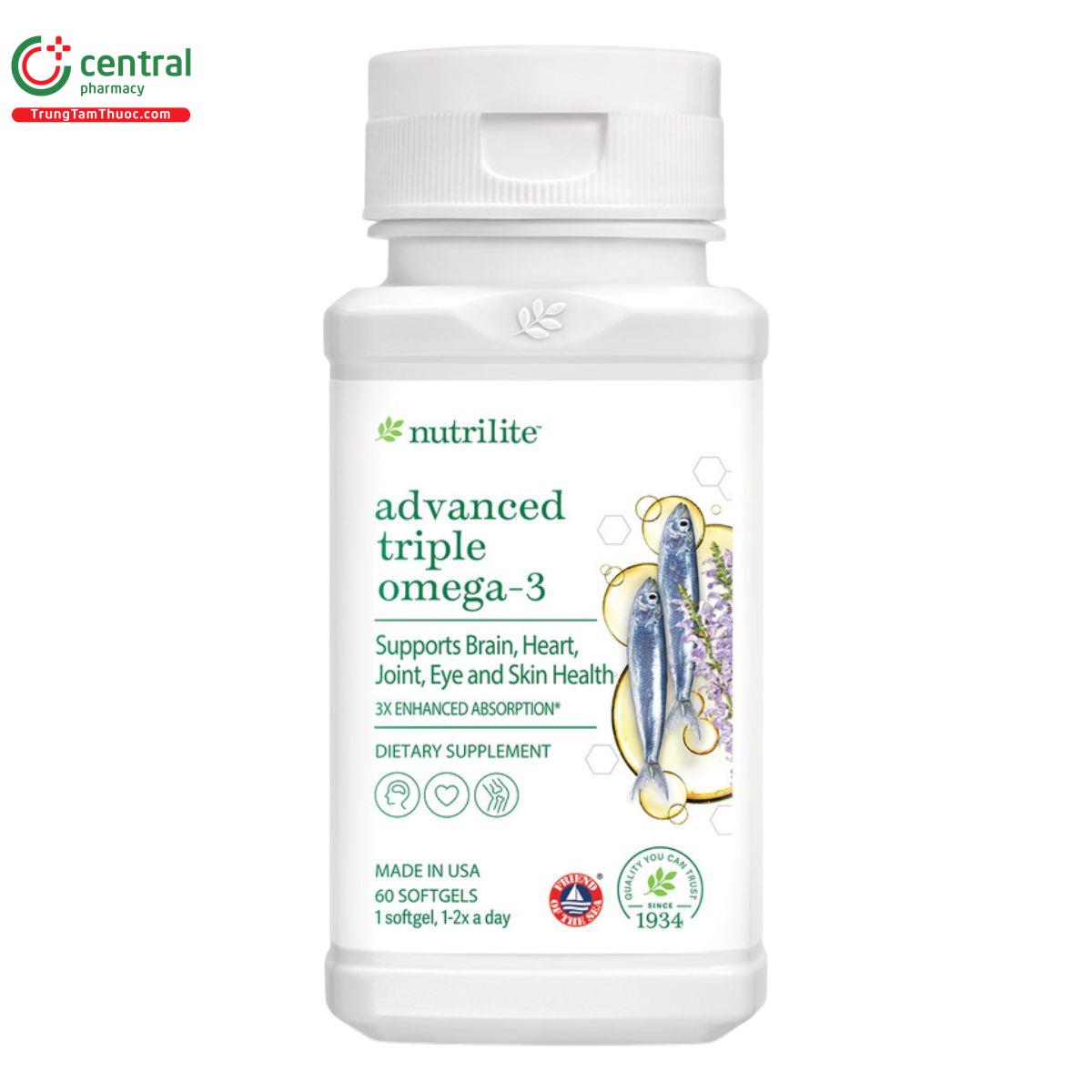 nutrilite advanced triple omega 3 K4180