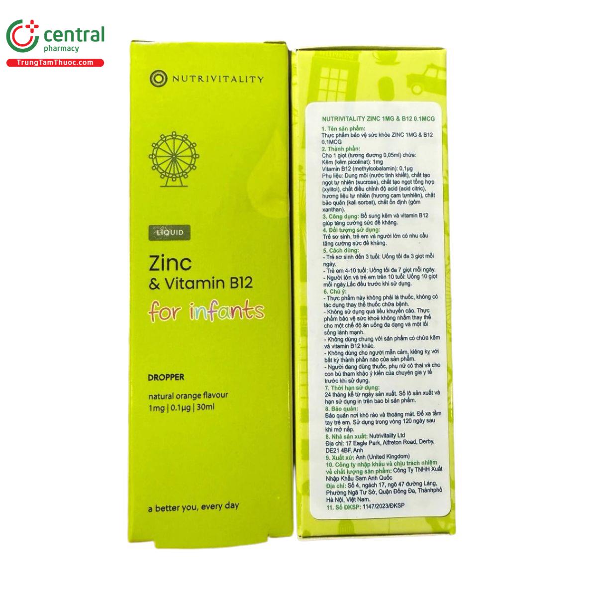 nutrivitality zinc vitamin b12 for infants 6 I3056 nutrivitality zinc vitamin b12 for infants 6 I3056