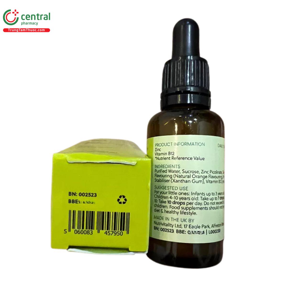 nutrivitality zinc vitamin b12 for infants 9 K4230 nutrivitality zinc vitamin b12 for infants 9 K4230