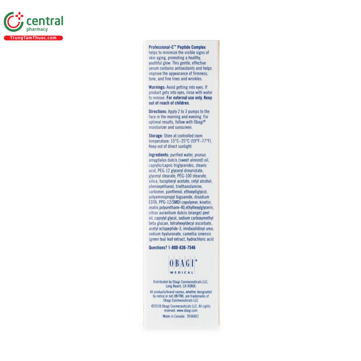 obagi professional c peptide complex serum 4 T7631 obagi professional c peptide complex serum 4 T7631